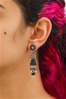 Orecchini Ayala Bar Donna Obsidian in Lega metallica Cristallo C2375 - C2375